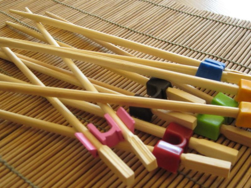 Декор из палочек для суши - 60 фото